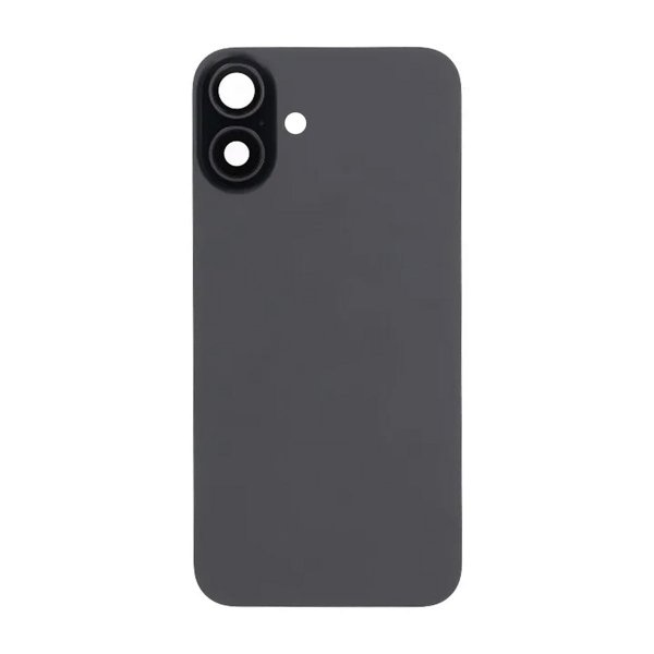 iPhone 16 Baksida Glas med Magnet och Kameralins - Svart