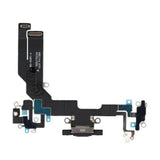 iPhone 16e Laddkontakt med Flexkabel - Svart