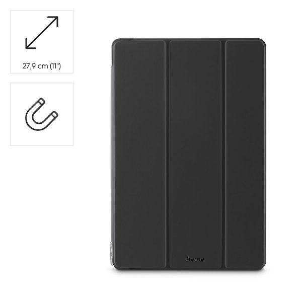 Hama Samsung Galaxy Tab A9 Plus/Tab A11 Plus Fodral Fold Clear Svart