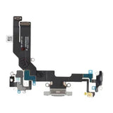 iPhone 16e Laddkontakt med Flexkabel - Vit