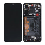 Huawei P30 New Version Skärm med LCD Display och Batteri Original - Svart