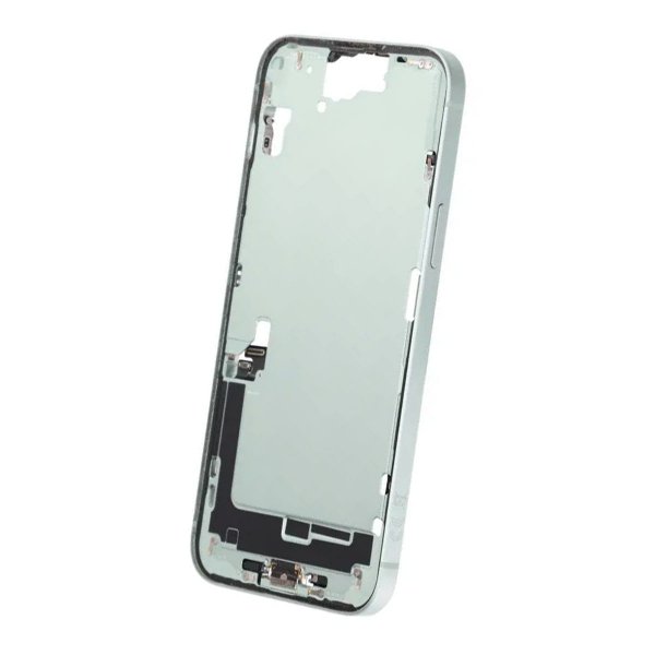 Mittenram med smådelar för iPhone 15 Plus - Grön OEM
