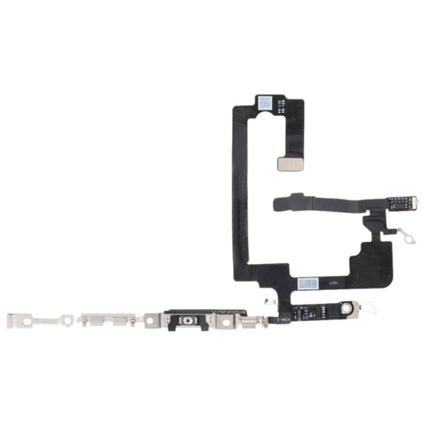 Power och Strömknapp Flexkabel till iPhone 15 Plus
