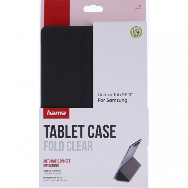 Hama Samsung Galaxy Tab S11 Fodral Fold Clear Svart