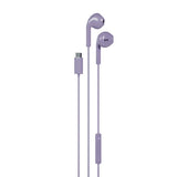 Happy Plugs Trådade Hörlurar USB-C Lila