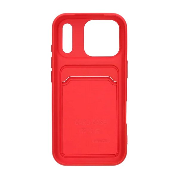 iPhone 17 Pro Skal Korthållare Röd