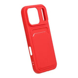 iPhone 17 Pro Skal Korthållare Röd