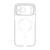 Rvelon iPhone 17 Pro Skal Kamerasarg MagSafe Transparent