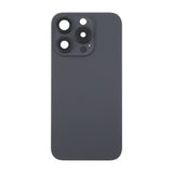 iPhone 16 Pro Baksida Glas med Magnet och Kameralins - Svart Titan