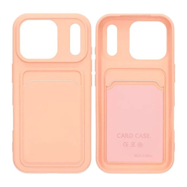 iPhone 17 Pro Skal Korthållare Rosa