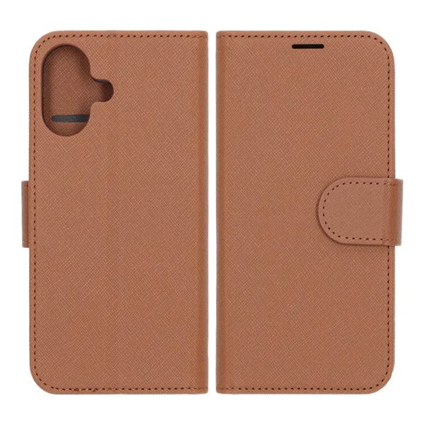 iPhone 17 Fodral med Kortfack Stativfunktion Brun