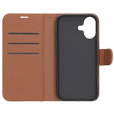 iPhone 17 Fodral med Kortfack Stativfunktion Brun