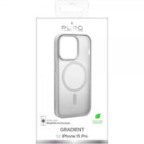 Puro iPhone 15 Pro Skal Gradient MagSafe Silver