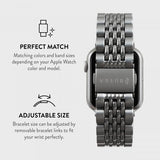 Burga Apple Watch 38/40/41/42mm Armband Metal Silver