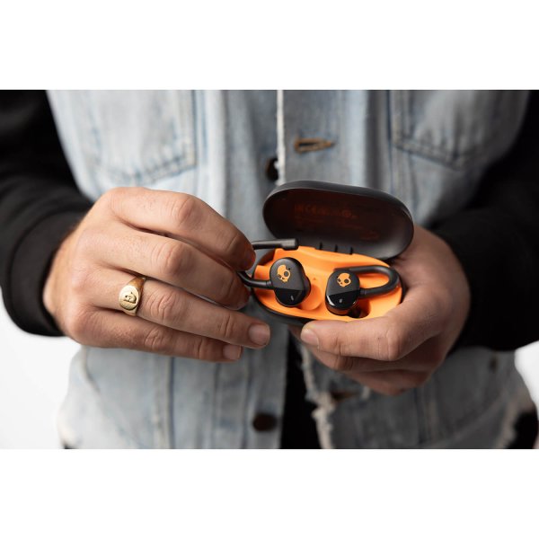 Skullcandy Trådlösa Hörlurar Push Play Svart Orange