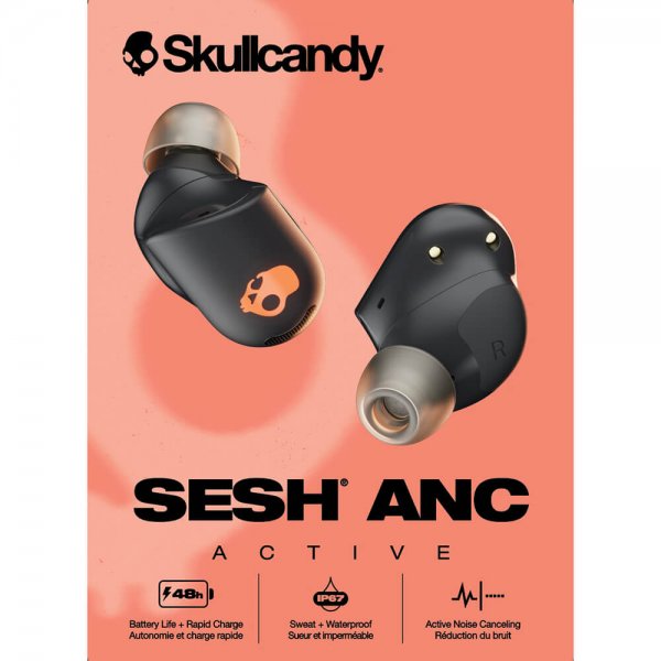 Skullcandy Trådlösa Hörlurar Sesh Active ANC Svart Orange