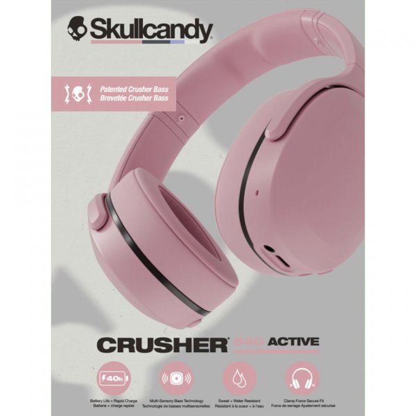 Skullcandy Trådlösa Hörlurar Crusher 540 Active Over-Ear Soft Pink