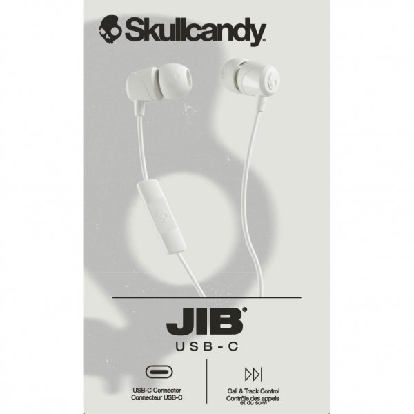 Skullcandy Trådade Hörlurar JIB USB-C Bone White