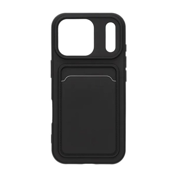 iPhone 17 Pro Skal Korthållare Svart