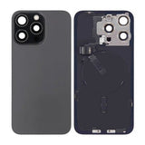 iPhone 15 Pro Max Baksida Glas Komplett OEM - Svart