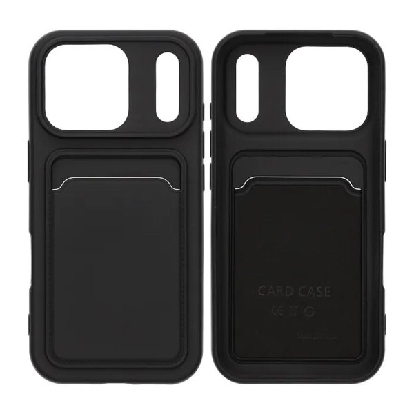 iPhone 17 Pro Skal Korthållare Svart