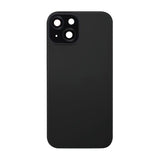 iPhone 15 Plus Baksida Glas med smådelar - Svart