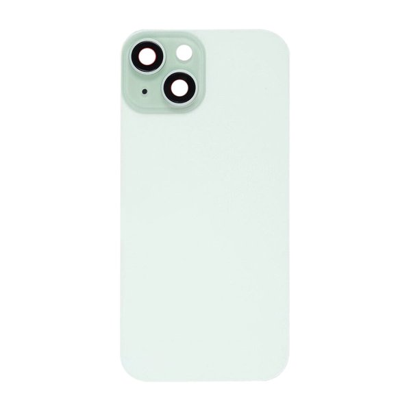 iPhone 15 Plus Baksida Glas med smådelar - Grön