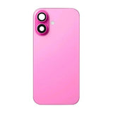 iPhone 16 Plus Baksida Glas med smådelar - Rosa