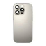 iPhone 16 Pro Max Baksida Glas med smådelar - Naturlig Titan