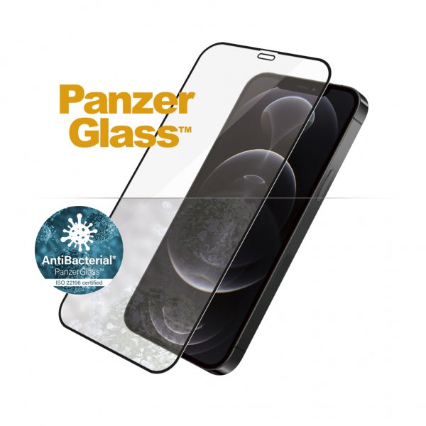 PanzerGlass iPhone 12/iPhone 12 Pro Skärmskydd Edge-to-Edge Case Friendly