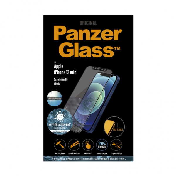 PanzerGlass iPhone 12/iPhone 12 Pro Skärmskydd Edge-to-Edge Anti-Glare