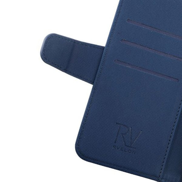 Rvelon iPhone 12/iPhone 12 Pro Fodral Utfällbart Kortfack Blå