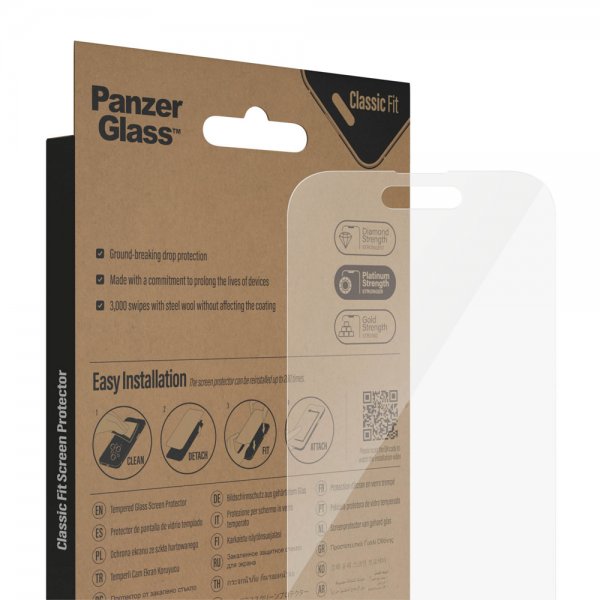 PanzerGlass iPhone 14 Pro Skärmskydd Classic Fit