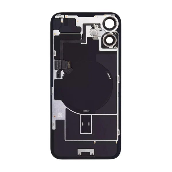 iPhone 16 Plus Baksida Glas med smådelar - Gul