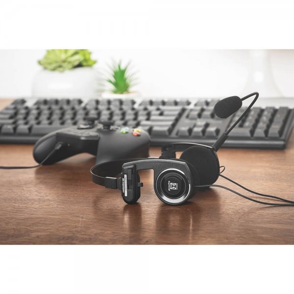 Koss Hörlurar PortaPro Communication Headset On-Ear Mic Svart