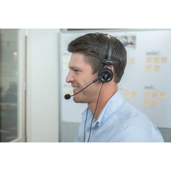 Koss Hörlurar PortaPro Communication Headset On-Ear Mic Svart