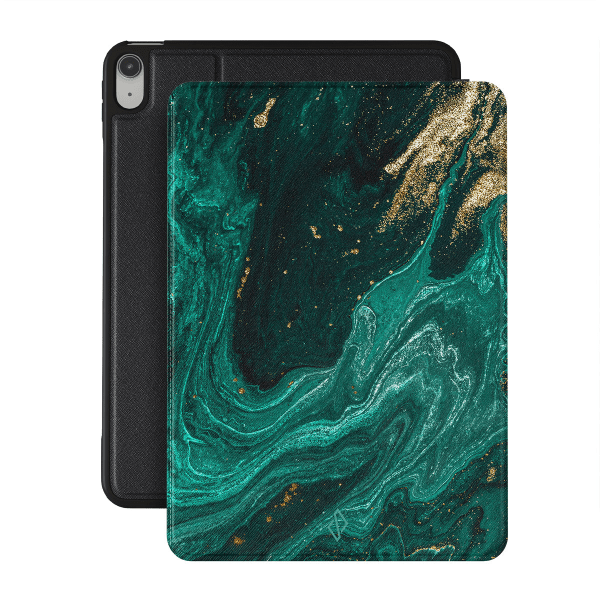 Burga iPad 10.9 (gen 10)/iPad 11 (A16) Fodral Folio Emerald Pool