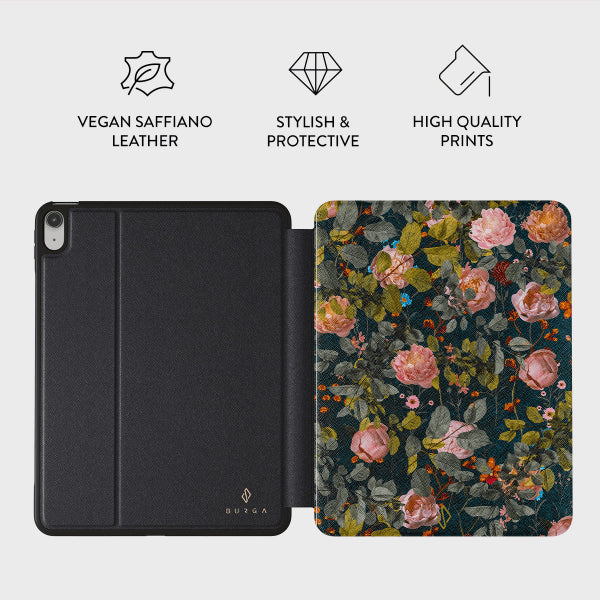 Burga iPad 10.9 (gen 10)/iPad 11 (A16) Fodral Folio Bloomy Garden
