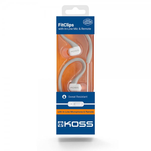 Koss Hörlurar KSC32i In Ear Mic Grå