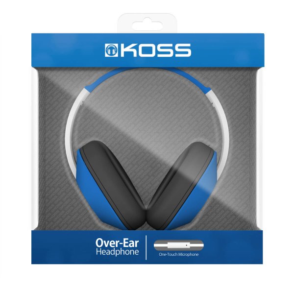Koss Hörlurar UR23i Over Ear One Touch Mic Blå