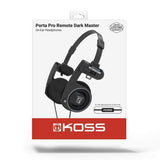 Koss Hörlurar PortaPro 3.0 On-Ear Mic Remote Dark Master