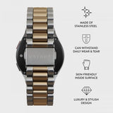 Burga Samsung Galaxy Watch 22mm Armband Metal Silver Guld