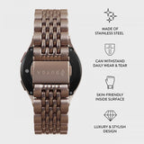 Burga Samsung Galaxy Watch 22mm Armband Metal Roseguld
