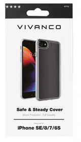 Vivanco iPhone 6/6S/7/8/SE Skal Safe & Steady Transparent
