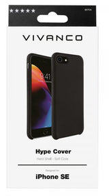 Vivanco iPhone 6/6S/7/8/SE Skal Hype Cover Svart