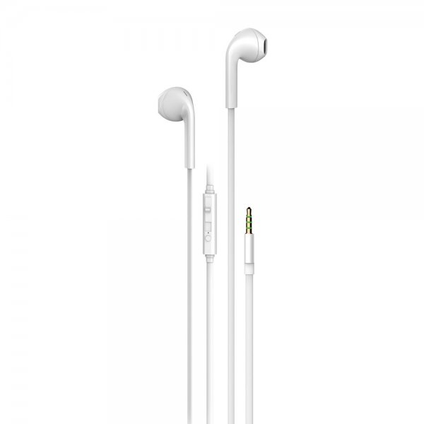 Vivanco Hörlurar Stereo Earbuds 3.5mm Vit