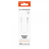 Vivanco Ljudadapter Lightning till 3.5mm MFI Vit