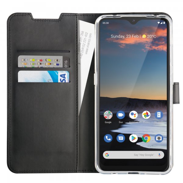 Vivanco Nokia G11/G21 Fodral Classic Wallet Svart