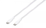 Vivanco Kabel Longlife Braided USB-C/USB-C 0.5m Vit
