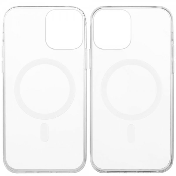 Vivanco iPhone 13 Pro Skal Mag Steady MagSafe Transparent